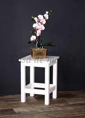 Massivholz Blumenhocker ANTON 34x46x34cm Kernbuche massiv weiß lackiert, 3701G-03 casademobila goslar Massivholz Blumenhocker ANTON 34x46x34cm Kernbuche massiv weiß lackiert, 3701G-03 casademobila goslar