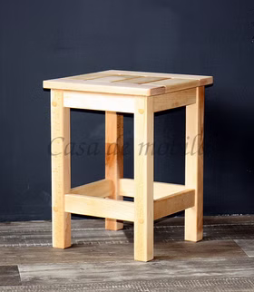 Hocker 34x46x34cm ANTON Kernbuche massiv natur geölt Hocker 34x46x34cm ANTON Kernbuche massiv natur geölt