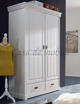 Massivholz Garderobenschrank Landhaus NEAPEL 2türig 132x217x62cm Kiefer massiv weiß Casademobila Goslar Massivholz Garderobenschrank Landhaus NEAPEL 2türig 132x217x62cm Kiefer massiv weiß Casademobila Goslar