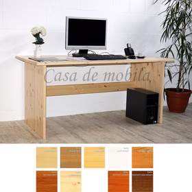 Schreibtisch 125x74x78cm CONTRA Kiefernholz Bernsteinfarben kirschfarben Dunkelbraun kolonial lackiert Massivholz Schreibtisch 125x74x78cm CONTRA Kiefer massiv Bernsteinfarben kirschfarben Dunkelbraun kolonial lackiert Casa de mobila Goslar
