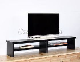 Bildschirm-Aufsatz 125x23x22cm CONTRA für Schreibtisch Kiefer massiv schwarz lackiert Bildschirm-Aufsatz 125x23x22cm CONTRA für Schreibtisch Kiefer massiv schwarz lackiert