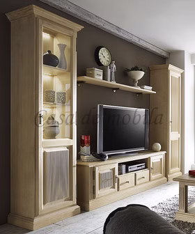 Anbauwand komplett set landhaus sandfarbe PINEA Pinie massiv casademobila Goslar Anbauwand komplett set landhaus sandfarbe PINEA Pinie massiv casademobila Goslar