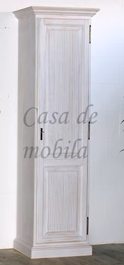 schmale Esszimmerschrank rechs landhaus weiss PINEA Pinie massiv casademobila Goslar
