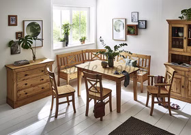 Esszimmer Eckbank set 213x170cm FJORD Kiefer massiv gelaugt geölt Casa de mobila Goslar Esszimmer Eckbank set 213x170cm FJORD Kiefer massiv gelaugt geölt Casa de mobila Goslar