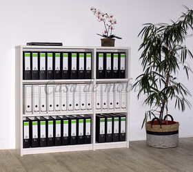 Massivholz Büroregal mit Rückwand niedrig weiß kiefer massiv CONTRA casademobila Goslar kaufen Massivholz Büroregal mit Rückwand niedrig weiß kiefer massiv CONTRA casademobila Goslar kaufen