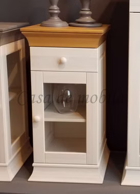 dekosäule pokalvitrive vollholz massiv kiefer weiss braun gelaugt säule vitrine casademobila dekosäule pokalvitrive vollholz massiv kiefer weiss braun gelaugt säule vitrine casademobila