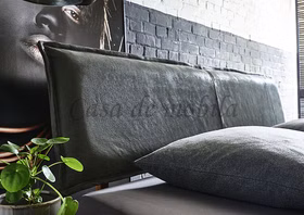 Casa de mobila Goslar MODERN SLEEP Kopfteil 7 Leder anthrazit Casa de mobila Goslar MODERN SLEEP Kopfteil 7 Leder anthrazit