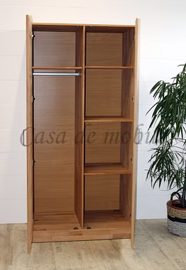 Wäsche kleiderschrank naturholz TOLLY 2türig Kernbuche massiv geölt casademobila Goslar Wäsche kleiderschrank naturholz TOLLY 2türig Kernbuche massiv geölt casademobila Goslar