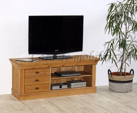 Wohnzimmer TV-Kommode BERGEN details Kiefernholz gelaugt geölt Wohnzimmer TV-Kommode BERGEN details Kiefer massiv gelaugt geölt Casa de mobila Goslar