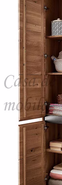 Vitrine Highboard 103x205x40 cm Wildeiche geölt Vitrine Highboard 103x205x40 cm Wildeiche geölt