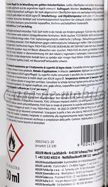 Pflegeöl 250ml LEGNO farblos Pflegeöl 250ml LEGNO farblos
