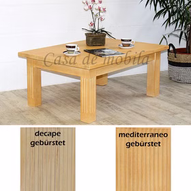 Couchtisch 105x44x75cm PINEA Pinie massiv decape sandfarben mediterraneo Honigfarben gebürstet casademobila Goslar Couchtisch 105x44x75cm PINEA Pinie massiv decape sandfarben mediterraneo Honigfarben gebürstet casademobila Goslar