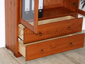 Highboard 89x122x33cm CONTRA Massivholz