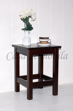 Massivholz Beistelltisch ANTON 34x46x34cm Kernbuche buche massiv dunkelbraun kolonial lackiert Casa de mobila Goslar Massivholz Beistelltisch ANTON 34x46x34cm Kernbuche buche massiv dunkelbraun kolonial lackiert Casa de mobila Goslar