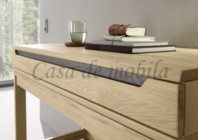 Vollholz Wildeiche Kernbuche Schreibtisch Hochkommode Massivholz Schreibtisch Wohnzimmer