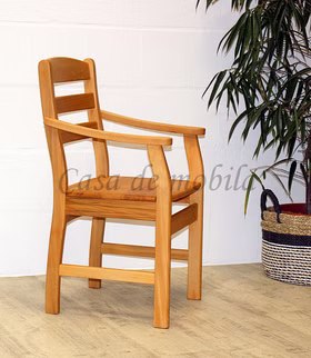 Stuhl mit Armlehne TORBEN 56x92x52cm Holz Kernbuche massiv natur geölt, TOR800-8221 Casa de mobila Goslar Stuhl mit Armlehne TORBEN 56x92x52cm Holz Kernbuche massiv natur geölt, TOR800-8221 Casa de mobila Goslar