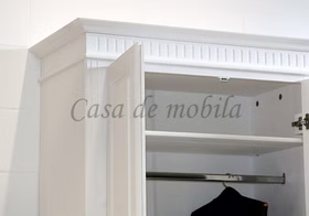 Kleiderschrank 110x201x58cm DAHLIA 2türig Fichte massiv weiß gewachst von Casademobila Goslar Kleiderschrank 110x201x58cm DAHLIA 2türig Fichte massiv weiß gewachst von Casademobila Goslar