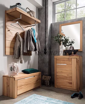 Massivholz Dielenkommode HORIZONT 71x94x40cm Kernbuche massiv natur geölt Casa de mobila Goslar