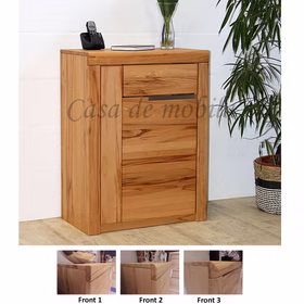 Massivholz Schuhkommode HORIZONT 71x94x40cm Kernbuche massiv natur geölt Casa de mobila Goslar