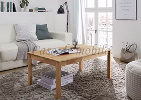 Couchtisch 105x45x65cm ALFONS Wildeiche massiv natur geölt Echtholz Stubentisch 105x45x65cm ALFONS Wildeiche massiv natur geölt casademobila Goslar