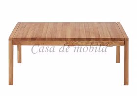 Auszieh-Couchtisch 112/152x43x73cm GOETEBORG Wildeiche massiv natur geölt Auszieh-Couchtisch 112/152x43x73cm GOETEBORG Wildeiche massiv natur geölt