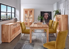 Naturholz Esszimmer möbel mit hirnholz kernbuche massiv geölt casademobila