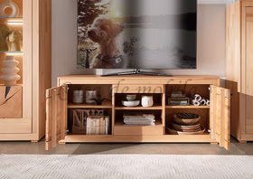 Naturholz Fernsehschrank kernbuche massiv mit Stirnholz casademobila Naturholz Fernsehschrank kernbuche massiv mit Stirnholz casademobila