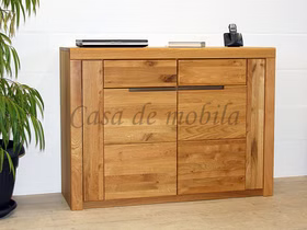 Schuhkommode 128x94x45cm HORIZONT Eichenholz massiv natur geölt von Casa de mobila Schuhkommode 128x94x45cm HORIZONT Eichenholz massiv natur geölt von Casa de mobila