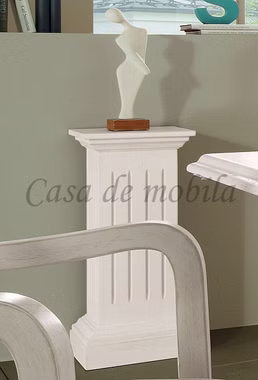 Massivholz blumentisch Pinie massiv gebuerstet weiß decape sandfarbe mediterano honig Casa de mobila Goslar