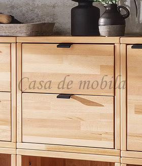 Wuerfel Kommode 38x38x35 Kernbuche natur geoelt
