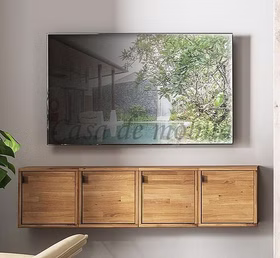 TV Hängeboard in 20 cm Tiefe Wildeiche massiv natur geölt Marco Casa de mobila Goslar