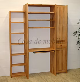 Massivholz Büroregal Kernbuche massiv geölt von Casademobila Goslar