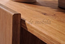 Schuhkommode 83x80x38cm WOODLINE Eiche massiv natur geölt von Casademobila Goslar