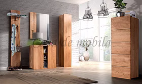 Schuhkommode 83x80x38cm WOODLINE Eiche massiv natur geölt von Casademobila Goslar