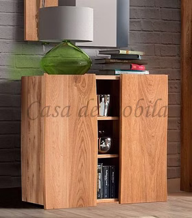 Schuhkommode 83x80x38cm WOODLINE Eiche massiv natur geölt von Casademobila Goslar