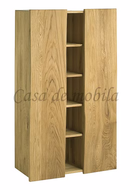 Massivholz Wäscheschrank 83x144x38cm WOODLINE Eiche massiv natur geölt von Casa de mobila Goslar Massivholz Wäscheschrank 83x144x38cm WOODLINE Eiche massiv natur geölt von Casa de mobila Goslar