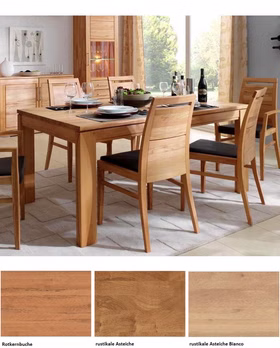 Massivholz Esstisch CASERA 150x76x95cm kernbuche, Asteiche massiv natur oder Bianco geölt Casa de mobila Goslar Massivholz Esstisch CASERA 150x76x95cm kernbuche, Asteiche massiv natur oder Bianco geölt Casa de mobila Goslar