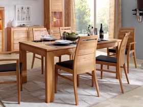 Massivholz Esstisch CASERA 150x76x95cm kernbuche massiv natur geölt Casa de mobila Goslar Massivholz Esstisch CASERA 150x76x95cm kernbuche massiv natur geölt Casa de mobila Goslar