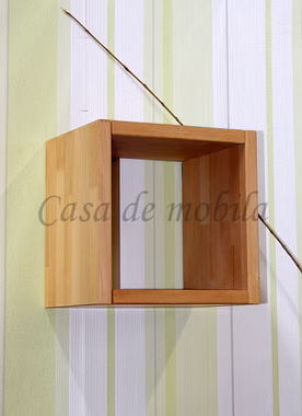 Massivholz Würfelregal PORTLAND 25x25x20cm Kernbuche massiv natur geölt von Casademobila Goslar