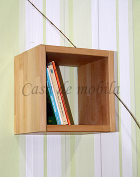 Massivholz Hängewürfel PORTLAND 25x25x20cm Kernbuche massiv natur geölt von Casademobila Goslar