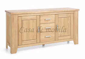 Massivholz Kommode 2 türig und Schubladen LOFT 165x85x47cm Eiche massiv natur geölt Casa de mobila Goslar Massivholz Kommode 2 türig und Schubladen LOFT 165x85x47cm Eiche massiv natur geölt Casa de mobila Goslar