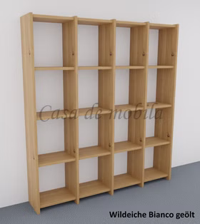 Massivholz raumteiler regal schmal 181x197x33cm CONTRA Wildeiche massiv bianco geölt von Casademobila Goslar Massivholz raumteiler regal schmal 181x197x33cm CONTRA Wildeiche massiv bianco geölt von Casademobila Goslar