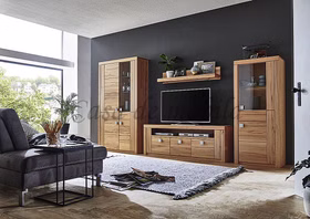 Anbauwand Set komplett 4-teilig SKYLINE Buchenholz geölt von Casa de mobila Goslar Anbauwand Set komplett 4-teilig SKYLINE Massivholz geölt von Casa de mobila Goslar