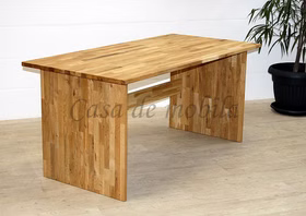 Jugendschreibtisch 125x74x78cm CONTRA Wildeiche massiv natur geölt parkettverleimt Massivholz Jugendschreibtisch 125x74x78cm CONTRA Wildeiche massiv natur geölt parkettverleimt von Casademobila Goslar