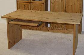 Bürotisch 125x74x78cm CONTRA Kiefer massiv Computertisch 125x74x78cm CONTRA Kiefer massiv gelaugt geölt von Casademobila Goslar