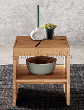 Massivholz Beistelltisch ALON 42x43x42cm quadratisch Wildeiche massiv natur geölt mit Hirnholz von Casa de mobila Goslar Massivholz Beistelltisch ALON 42x43x42cm quadratisch Wildeiche massiv natur geölt mit Hirnholz von Casa de mobila Goslar
