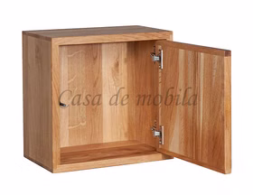 Hängeschrank 34x34x20cm HARZ Wildeiche massiv geölt Hirnholz von Casademobila Goslar