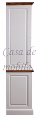 Vitrine 185x214x53cm OAKDALE Birke / MDF weiß / Wildeiche natur geölt von Casademobila Goslar Vitrine 185x214x53cm OAKDALE Birke / MDF weiß / Wildeiche natur geölt von Casademobila Goslar