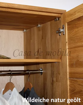 Eck-Kleiderschrank 6türig COLORADO 237x216x188cm Massivholz natur geölt von Casademobila Goslar Eck-Kleiderschrank 6türig COLORADO 237x216x188cm Massivholz natur geölt von Casademobila Goslar