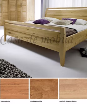 Massivholz Bett Seniorenbett CASERA 120x200x43cm Kernbuche, Asteiche natur oder Bianco geölt Wimmer Casa de Mobila Goslar Massivholz Bett Seniorenbett CASERA 120x200x43cm Kernbuche, Asteiche natur oder Bianco geölt Wimmer Casa de Mobila Goslar